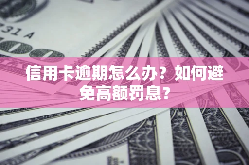 济南信用卡逾期怎么办？如何避免高额罚息？