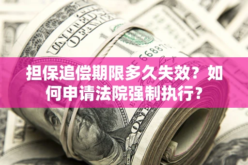 济南担保追偿期限多久失效？如何申请法院强制执行？