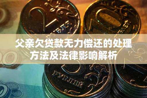 济南父亲欠贷款无力偿还的处理方法及法律影响解析